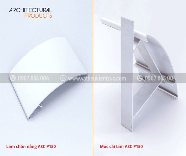 Lam chắn nắng cánh cung ASC P150