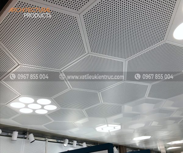Trần nhôm Lục giác