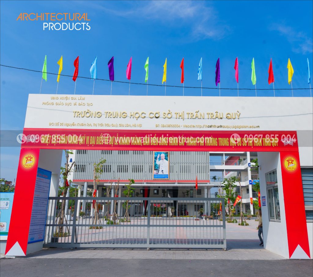 Trường THCS thị trấn Trâu Quỳ - Vatlieukientruc.com