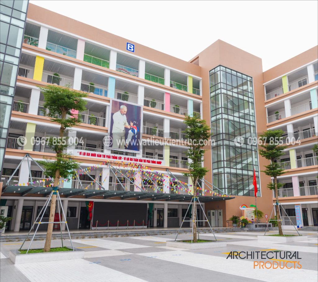 Trường tiểu học Tân Mai Hà Nội - Vatlieukientruc.com